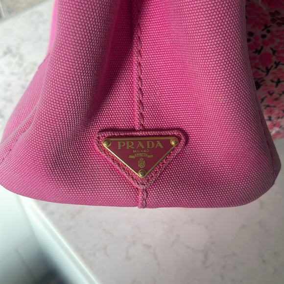 Prada Canapa Convertible Tote Canvas Mini - Picture 4 of 12
